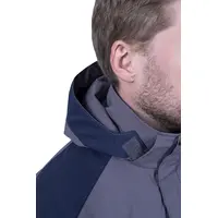 Летняя рабочая куртка-штормовка РЕСПЕКТ, цвет серый-т/синий, Iform, размер 120-124, 182-188, Кур 703