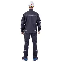 Летняя рабочая куртка ТУРБО SAFETY, цвет темно-серый/черный, Iform, размер 88-92, 158-164, Кур 1604