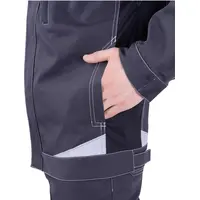 Летняя рабочая куртка ТУРБО SAFETY, цвет темно-серый/черный, Iform, размер 88-92, 158-164, Кур 1604