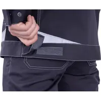 Летняя рабочая куртка ТУРБО SAFETY, цвет темно-серый/черный, Iform, размер 112-116, 158-164, Кур 1604