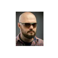 Защитные очки KRAFTOOL Basic открытого типа, коричневые, 110319