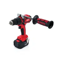 Бесщеточная ударная дрель-шуруповерт Elitech ДА 18УБЛ2, 2 АКБ (4,0 Ач), 191609