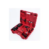 Бесщеточная ударная дрель-шуруповерт Elitech ДА 18УБЛ2, 2 АКБ (4,0 Ач), 191609