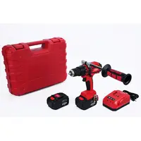 Бесщеточная ударная дрель-шуруповерт Elitech ДА 18УБЛ2, 2 АКБ (4,0 Ач), 191609