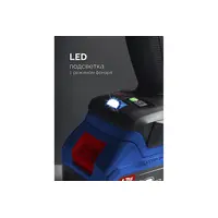 Бесщеточная ударная дрель-шуруповерт ЗУБР Профессионал, 2 АКБ LMS (2 Ач), в кейсе, 20 В, 70 Н·м, DBS-70-22