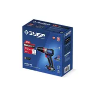 Бесщеточная ударная дрель-шуруповерт ЗУБР Профессионал, без АКБ (LMS), в коробке, 20 В, 70 Н·м, DBS-70