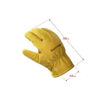 Утеплённые кожаные перчатки KRAFTOOL Extrem Winter, защита от мех. воздействий, размер 10 (XL), 1137-XL