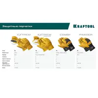 Утеплённые кожаные перчатки KRAFTOOL Extrem Winter, защита от мех. воздействий, размер 10 (XL), 1137-XL