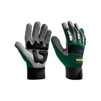 Профессиональные комбинированные перчатки KRAFTOOL Extrem, антивибрационные с резиновыми накладками, размер 9 (L), 11287-L