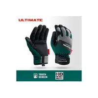 Профессиональные комбинированные перчатки KRAFTOOL Ultimate, искусственная кожа, для сенсорных экранов, размер 9 (L), 11299-L