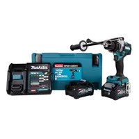 Ударная дрель-шуруповерт Makita HP001GD201, 2 АКБ (2,5 Ач) и ЗУ, в кейсе, 2500 об/мин, 39000 уд/мин