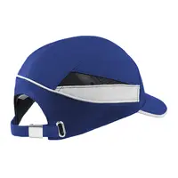 Защитная каскетка ЗУБР Бином, ударопрочный корпус, цвет синий, размер 54-59 см, 11095