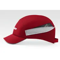 Защитная каскетка ЗУБР Бином, ударопрочный корпус, цвет красный, размер 54-59 см, 11096