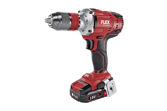 Аккумуляторный шуруповерт Flex DD 4G 18.0-EC/5.0 Set, 18 В, 2 АКБ (5,0 Ач) и ЗУ, в кейсе L-BOXX® 136, 482757