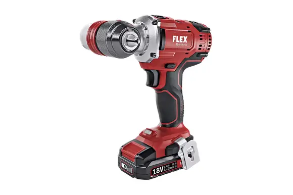 Аккумуляторный шуруповерт Flex DD 4G 18.0-EC/5.0 Set, 18 В, 2 АКБ (5,0 Ач) и ЗУ, в кейсе L-BOXX® 136, 482757