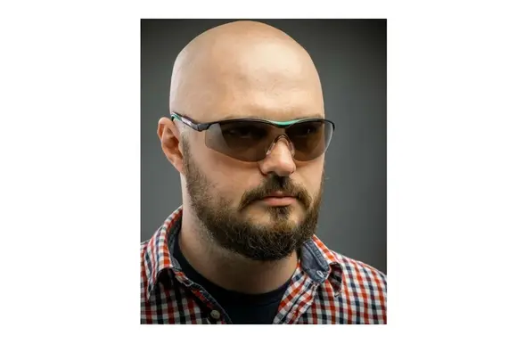 Защитные очки KRAFTOOL Basic открытого типа, коричневые, 110319