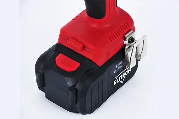 Бесщеточная ударная дрель-шуруповерт Elitech ДА 18УБЛ2, 2 АКБ (4,0 Ач), 191609