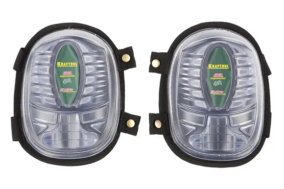 Наколенники KRAFTOOL Expert с гелевым наполнителем и эргономичной пластиковой накладкой, 11510