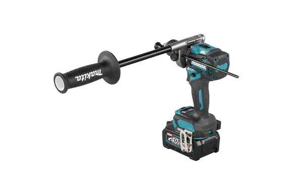 Ударная дрель-шуруповерт Makita HP001GD201, 2 АКБ (2,5 Ач) и ЗУ, в кейсе, 2500 об/мин, 39000 уд/мин