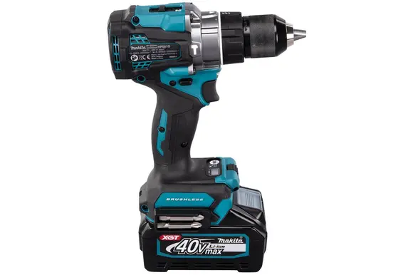 Ударная дрель-шуруповерт Makita HP001GD201, 2 АКБ (2,5 Ач) и ЗУ, в кейсе, 2500 об/мин, 39000 уд/мин