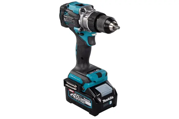 Ударная дрель-шуруповерт Makita HP001GD201, 2 АКБ (2,5 Ач) и ЗУ, в кейсе, 2500 об/мин, 39000 уд/мин