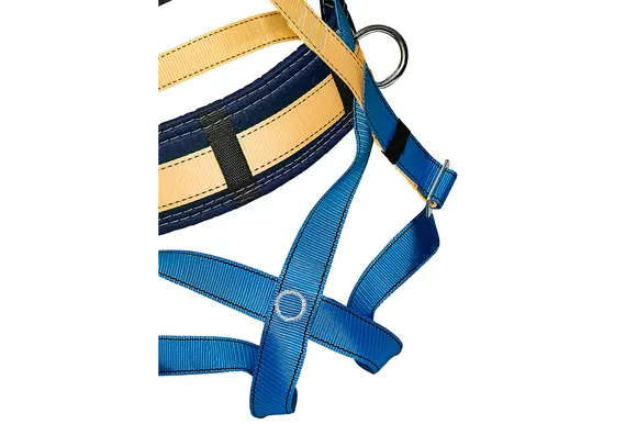 Удерживающая страховочная привязь ОкаПром, УСП-2Ж + Строп аВ (канат, КТ1), размер S-L, ОК-000154