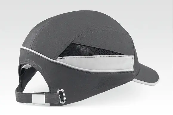 Защитная каскетка ЗУБР Бином, ударопрочный корпус, цвет серый, размер 54-59 см, 11097