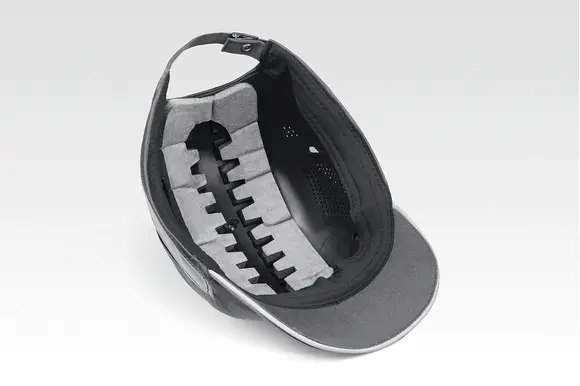 Защитная каскетка ЗУБР Бином, ударопрочный корпус, цвет серый, размер 54-59 см, 11097