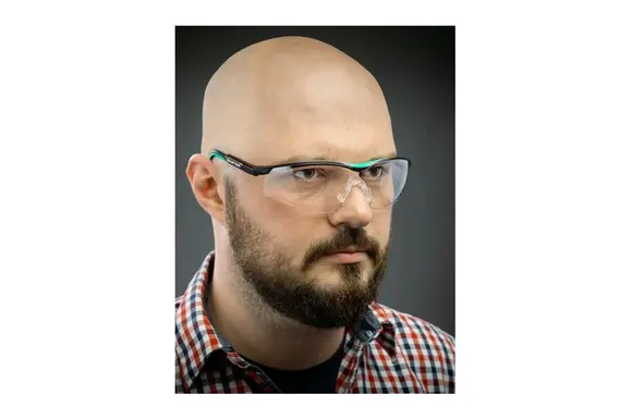 Защитные очки KRAFTOOL Basic открытого типа, прозрачные, 110317