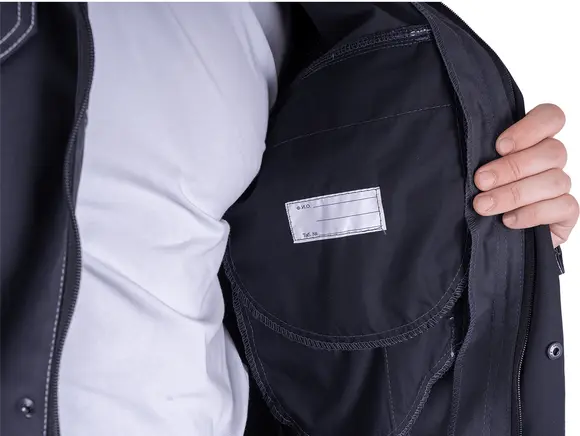 Летняя рабочая куртка ТУРБО SAFETY, цвет темно-серый/черный, Iform, размер 96-100, 158-164, Кур 1604